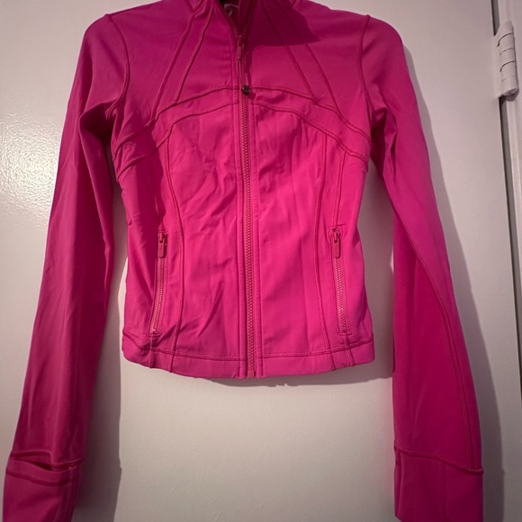 💗SOLD💗Lululemon Define Cropped Jacket *Nulu Sonic Pink Size 4 - Picture 4 of 4